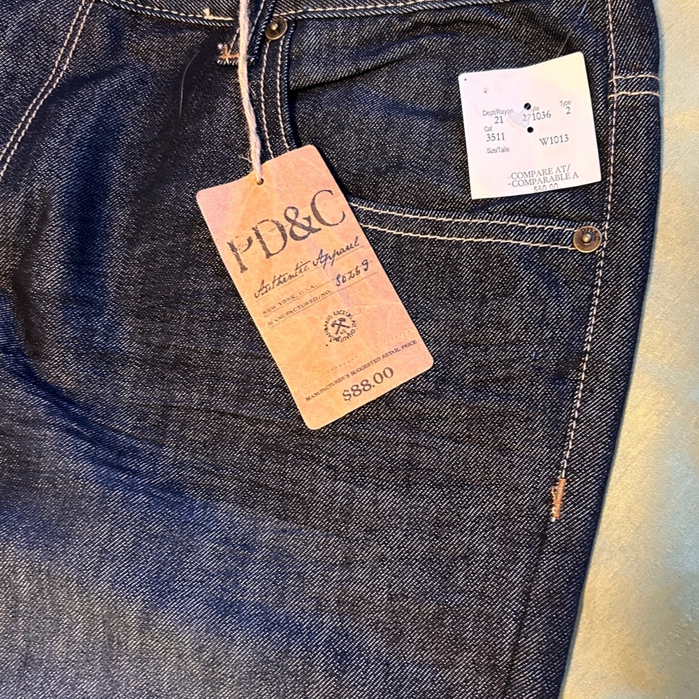 PD&C Classic Blue Denim Jeans.